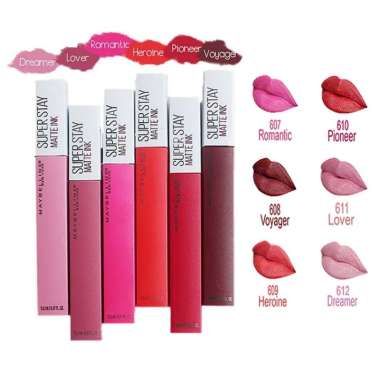 MAYBELLINE Superstay Matte Ink lipcream Waterproof by AILIN 70 AMAZONIAN