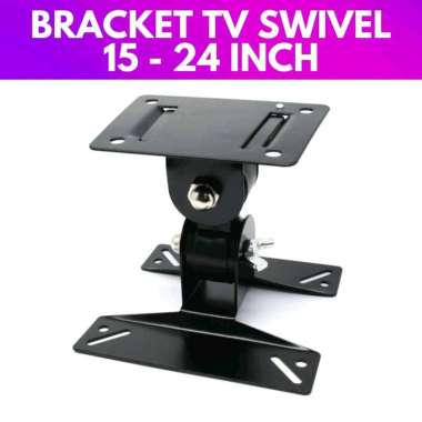 Bracket TV LED LCD TV 14 - 24 Inch Swivel 4 Arah