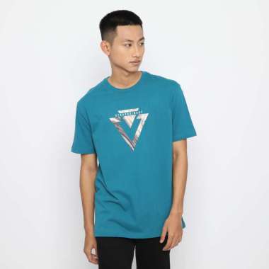 XTRAORDINARY T-Shirt Cotton Combed Sablon Discharge Pria 2073290181 Teal XL