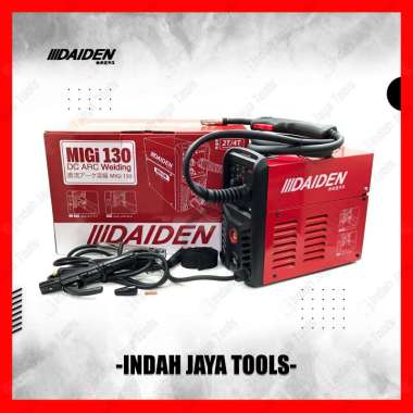 DAIDEN MIG 130 Mesin Las CO Flux Core Tanpa Gas CO2 - IGBT MAG Gasless TANPA HELM