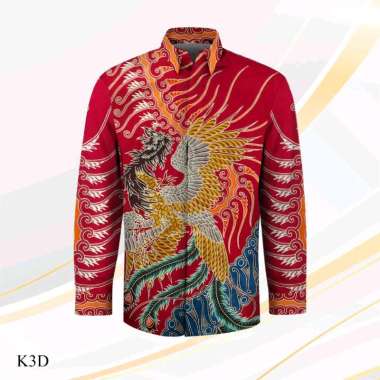 Kain batik tulis katun 3D pola kemeja batik pria tanmalaka_456