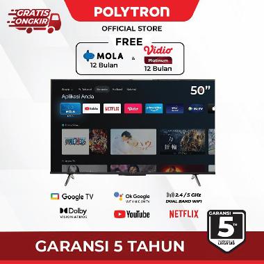 POLYTRON 4K UHD Smart Google TV 50 Inch PLD 50UG5959