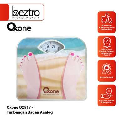 OXONE Timbangan Badan analog OX917 / Stainless Steel / Original