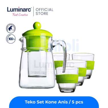 Luminarc Teko Set Kone Anis / 5 pcs KACA BENING