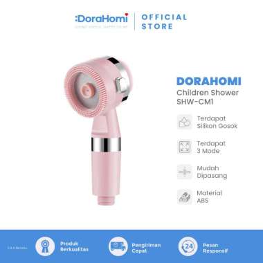 DoraHomi Kepala Shower Kamar Mandi anak sower head air panas dingin Kepala Shower Saja Pink