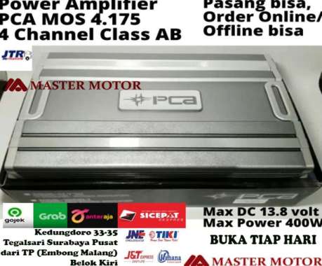 Power Amplifier PCA 4 channel MOS 4.175 - Max 400w Audio Mobil