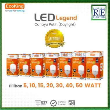 Lampu LED EcoKing LED JUMBO 5W 10W 15W 20W 30W 40W 50W ORIGINAL 40 Watt