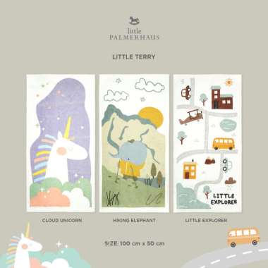 Handuk Bayi Little Palmerhaus / Little Terry Baby Towel / Handuk Anak - Random