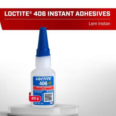 Henkel LOCTITE 406 Instant Adhesive Lem Instan Lem Super ORing 20 gram 406