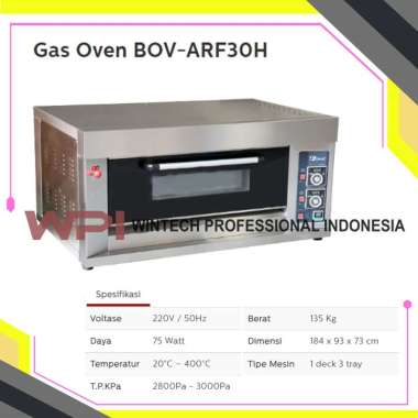 FOMAC gas baking oven BOV-ARF30H (Oven Pemanggang Roti Gas)