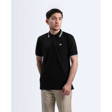Broodis Kaos Polo Shirt Pria SIMPLY Tshirt Polo Black M