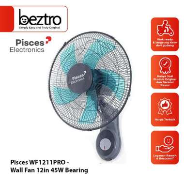 Pisces WF1211PRO – Wall Fan 12 inch 3 Tingkat Kecepatan 50 Watt