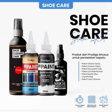 Prodigo Shoecare * Shoe Care Starter Kit | Paket Lengkap Perawatan dan Pembersih Sepatu Kotor | Pake