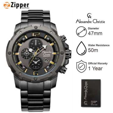 Jam Tangan Pria Alexandre Christie AC 6410 MC BEPBA - Chronograph
