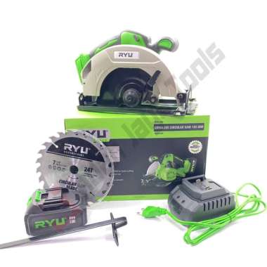 RYU RCCS185 CORDLESS Circular Saw Mesin Gergaji Potong Kayu Baterai