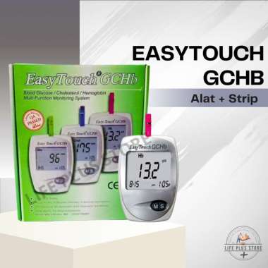 Easy Touch GCHb / Easytouch alat cek gula, kolesterol, hemoglobin