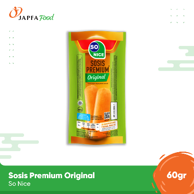 Promo Harga So Nice Sosis Siap Makan Premium Original 60 gr - Blibli