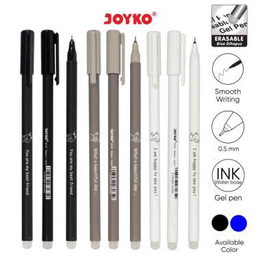Erasable Gel Pen Pulpen Bisa Dihapus Joyko GP-321 Shokyo 3 Gel 0.5 mm Black