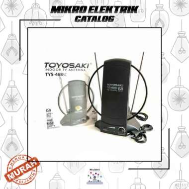 Toyosaki TYS-468AW TV Indoor Antena hitam