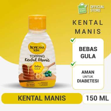 Tropicana Slim Topping Kental Manis 150ml - Bebas Gula