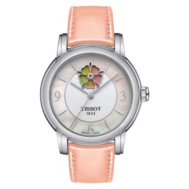 Jam Tangan Wanita Tissot T-Lady T050.207.16.117.00 Heart Flower Powermatic 80 Mother of Pearl Dial P