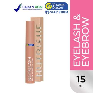 NUTRISHE NUTRILASH EYELASH AND BROW SERUM 15ML