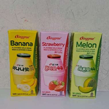 BINGGRAE MILK SATUAN - KOREA strawberry