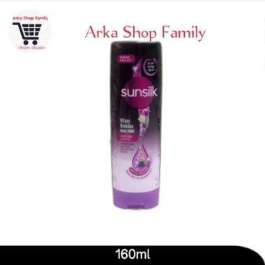 SUNSILK Conditioner Black Shine Kondisioner 160ml Hitam Berkilau 160 ml