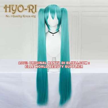 READY STOCK - FULL WIG ANIME COSPLAY WIG HATSUNE MIKU WIG MIKU HATSUNE PROJECT DIVA MEGA MIX + VOCAL