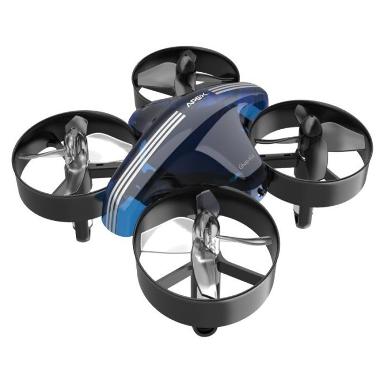 TUTU Ghost DRONE APEX Mini Racing Drone, Quadcopter Drone Headless Mode, Drone Mini - GD65A murah biru