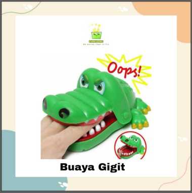 Kamikadomu - Crocodile Dentist Tricky Toy Crocodile / Buaya Gigit - Biting Toy Crocodile / Buaya