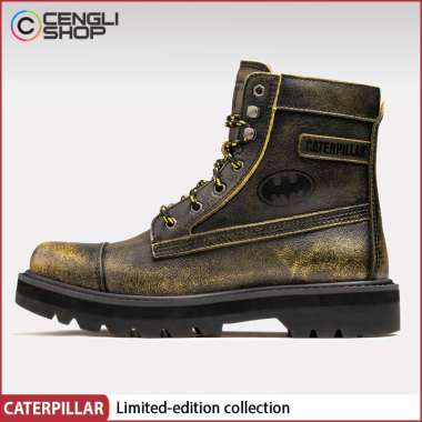 CAT-C0 SEPATU BOOT CASUAL CATERPILLAR PRIA ORIGINAL KULIT ASLI BRANDED