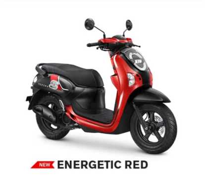 NEW HONDA SCOOPY FASHION & SPORTY (non Keyless) Sporty Red Bogor