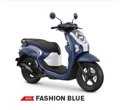 NEW HONDA SCOOPY FASHION & SPORTY (non Keyless) Fashion Blue Bogor