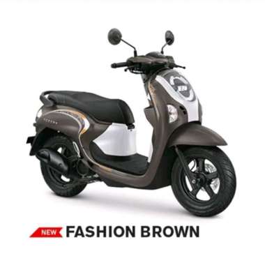NEW HONDA SCOOPY FASHION & SPORTY (non Keyless) Fashion Brown Bandung