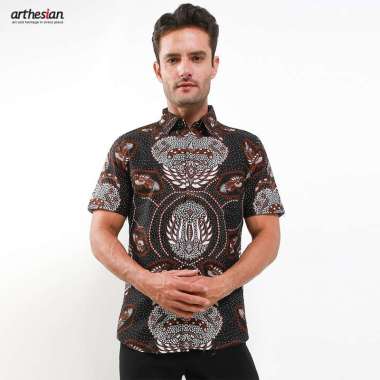 [Arthesian] Kemeja Batik Pria - Ganesha Batik Printing M