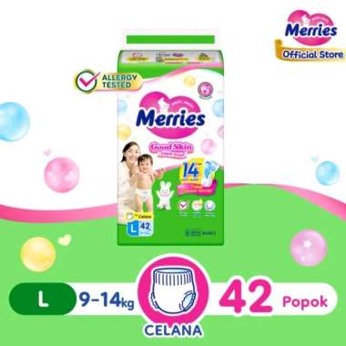 Merries Pants Good Skin L44 | Popok Merries L 44 / Merries L44
