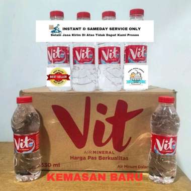 Vit 330 Ml / Vit Air Mineral Botol 330 Ml [ 1 Karton
