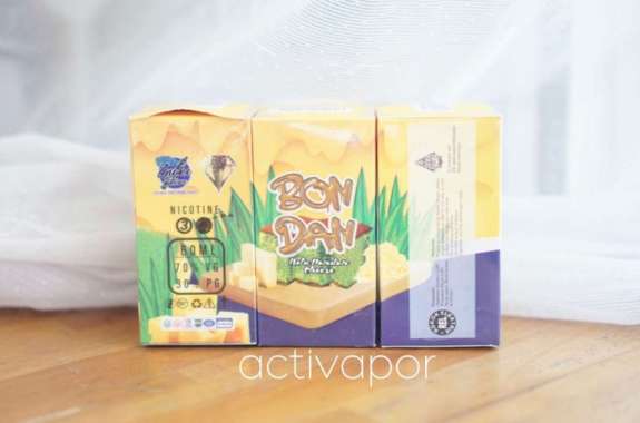 Bondan V3 Bolu Pandan Cheese 3mg 6mg 60ml Keju Cukai 6mg 2022