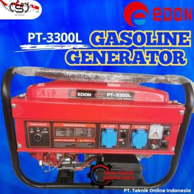 GENSET EDON 3000Watt EDON PT3300L GASOLINE GENERATOR PT 3300L NEW