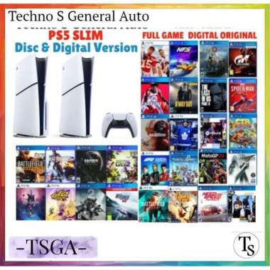 Sony Playstation 5 Disc Version - Console PS5 Digital Version disc no game Region Indonesia