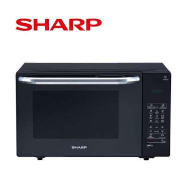 Sharp R-735MT(K) Microwave Grill Oven 25 L - Silver/Hitam