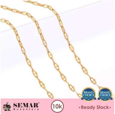Kalung Emas Toscano Polos Gold 10K Semar Nusantara