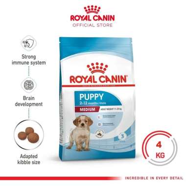 Royal Canin Medium Puppy 4Kg Dog Food Royal Canin Medium Puppy