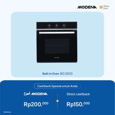 Modena Bulit-in Electric Oven / Oven Listrik Tanam - BO 2633