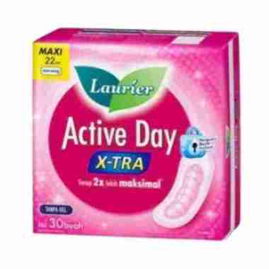 Promo Harga Laurier Active Day X-TRA Non Wing 22cm 30 pcs - Blibli