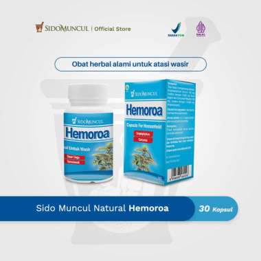SIDOMUNCUL Herbal Hemoroa 30 Kapsul - Wasir Pendarahan