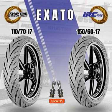 Sepasang Ban Motor MOGE // IRC EXATO 110/70-17 dan 150/60-17 Tubeless
