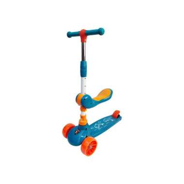 OEM ONE-M290 Mainan Anak Skuter Otoped Sepeda Duduk 3 Roda 2in1 Ada Musik Lagu Lampu Scooter Anak ro