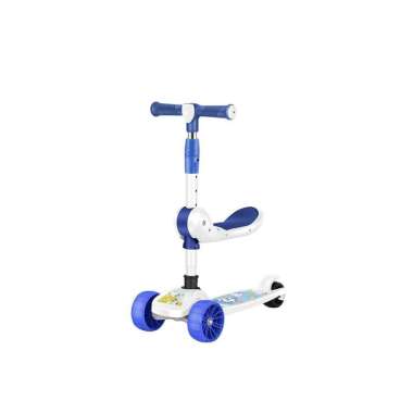 OEM ONE-M290 Mainan Anak Skuter Otoped Sepeda Duduk 3 Roda 2in1 Ada Musik Lagu Lampu Scooter Anak ro